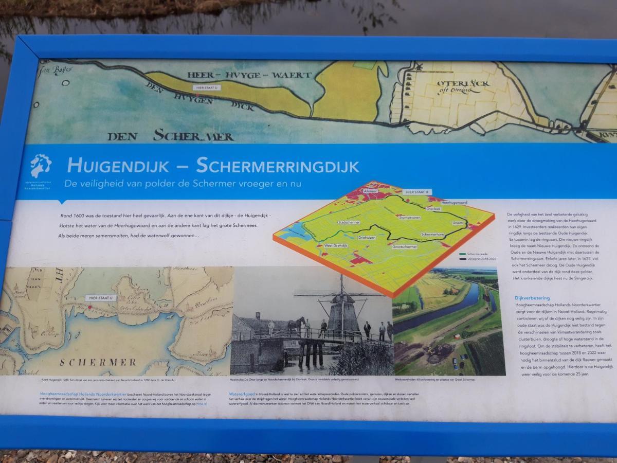 Gastenverblijf Bij De Molen Tussen Alkmaar En Hoorn Oterleek 외부 사진